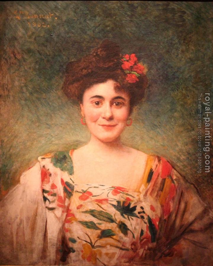 Leon Bonnat : Portrait de madame Dotezac